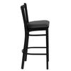 Flash Furniture XU-DG-6R6B-VRT-BAR-BLKV-GG - Item 275519