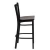 Flash Furniture XU-DG-6R6B-VRT-BAR-MAHW-GG - Item 275529