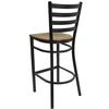 Flash Furniture XU-DG697BLAD-BAR-MAHW-GG - Item 275553