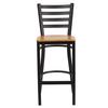 Flash Furniture XU-DG697BLAD-BAR-NATW-GG - Item 275554