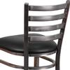Flash Furniture XU-DG697BLAD-CLR-BAR-BLKV-GG - Item 275556