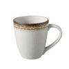 Yanco China RO-012 Rockeye White & Brown Porcelain 12oz 3.62"dia. Mug - 3dz 