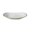 Yanco China IB-409 Iris Blue Porcelain 9.1in x 4.9in Deep Fish Plate - 2dz 