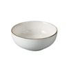 Yanco China LE-506 Legna White & Brown Porcelain 22oz 6.25in Cereal Bowl- 3dz 