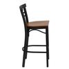 Flash Furniture XU-DG6R9BLAD-BAR-CHYW-GG - Item 275654