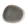 Yanco China MI-311 Misty Gray Melamine 11in x 9in Irregular Plate - 2dz 