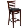Flash Furniture XU-DGW0005BARLAD-MAH-BLKV-GG - Item 275731