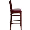 Flash Furniture XU-DGW0005BARLAD-MAH-BURV-GG - Item 275732