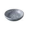 Yanco China ST-403 Stone Art Gray Melamine 4oz 3.25in dia. Sauce Dish- 6dz 