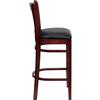 Flash Furniture XU-DGW0008BARVRT-MAH-BLKV-GG - Item 275761
