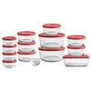 Anchor Hocking 13386L20 SnugFit™ Round/Rectangular Food Storage - 30 Pieces 