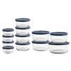 Anchor Hocking 13185L20 SnugFit™ Round Food Storage Set - 24 Pieces 