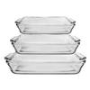 Anchor Hocking 81235L20 Oven Basics Glass Bakeware Bundle - 3 Pieces 