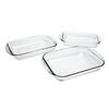 Anchor Hocking 91079L20 Essentials Glass Bakeware Bundle - 3 Pieces 