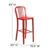 Flash Furniture CH-61200-30-RED-GG - Item 275959