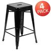 Flash Furniture 4-ET-31320-24-BK-R-GG - Item 276036