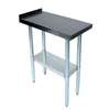 John Boos EFT8-3024-X 24in x 30in Economy Stainless Steel Filler Table with 1.5in Riser 
