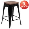 Flash Furniture 4-ET-31320W-24-BK-R-GG - Item 276080