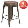 Flash Furniture 4-ET-31320W-24-GN-R-GG - Item 276081