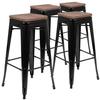 Flash Furniture 4-ET-31320W-30-BK-R-GG - Item 276086