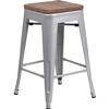 Flash Furniture CH-31320-24-SIL-WD-GG - Item 276153
