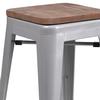 Flash Furniture CH-31320-24-SIL-WD-GG - Item 276153