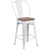 Flash Furniture CH-31320-24GB-WH-WD-GG - Item 276172