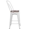 Flash Furniture CH-31320-24GB-WH-WD-GG - Item 276172