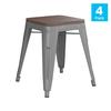 Flash Furniture ET-BT3503-18-SIL-WD-GG - Item 276240