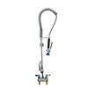 Fisher 34320 4in Deck-Mount Spring Pre-Rinse Unit with 12in Add-On Faucet 
