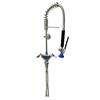 Fisher 70110 Deck-Mount Spring Mini Pre-Rinse Assembly with 10in Riser 