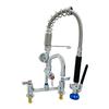 Fisher 70260 8in Deck-Mount Mini Pre-Rinse Unit with 12in Add-On Faucet 