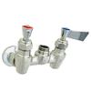 Fisher 73185 4in Backsplash Control Valve with 1/2in Check Stems 