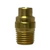 Fisher 73494 Brass 1/4in Male Solid Stream Nozzle 