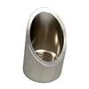 Fisher 73502 Polished-Chrome Brass 1/2in 45° Flange 