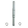 Fisher 73554 Chrome-Plated Brass Double Long Axle with (2) Snap Rings 