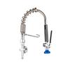 Fisher 76128 Low-Profile Spring Pre-Rinse Unit with 10in Riser & 15in Hose 