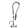 Fisher 76137 8in Backsplash Spring Pre-Rinse Unit with 6in Add-On Faucet 