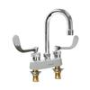 Fisher 84800 4in Deck-Mount Wrist-Handle Faucet with 6in Gooseneck Spout 