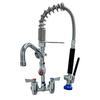 Fisher 85480 4in Backsplash Pre-Rinse Unit with 6in Add-On Faucet & 4in Riser 