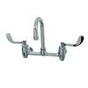 Fisher 85680 8in Wall-Mount Wrist-Handle Faucet with 6in Gooseneck Spout 