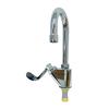 Fisher 86660 Single Deck-Mount Wrist-Handle Faucet with 12in Gooseneck Spout 