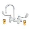 Fisher 90530 4in Backsplash Faucet with 12in Gooseneck Spout & Close Elbows 