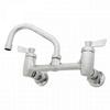 Fisher 97670 8in Backsplash Faucet with 14in Swing Spout & Close Elbows 