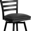 Flash Furniture XU-6F8B-LADSWVL-BLKV-GG - Item 277570