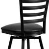 Flash Furniture XU-6F8B-LADSWVL-BLKV-GG - Item 277570