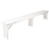 Flash Furniture XA-B-96X12-L-WH-GG - Item 277808