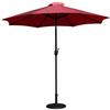 Flash Furniture GM-402003-UB19B-RED-GG 108in Dia. x 96.5"H Red Patio Umbrella with Aluminum Pole 