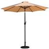 Flash Furniture GM-402003-UB19B-TAN-GG 108in Dia. x 96.5"H Tan Patio Umbrella with Aluminum Pole 