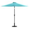 Flash Furniture GM-402003-UB19B-TL-GG 108in Dia. x 96.5"H Teal Patio Umbrella with Aluminum Pole 